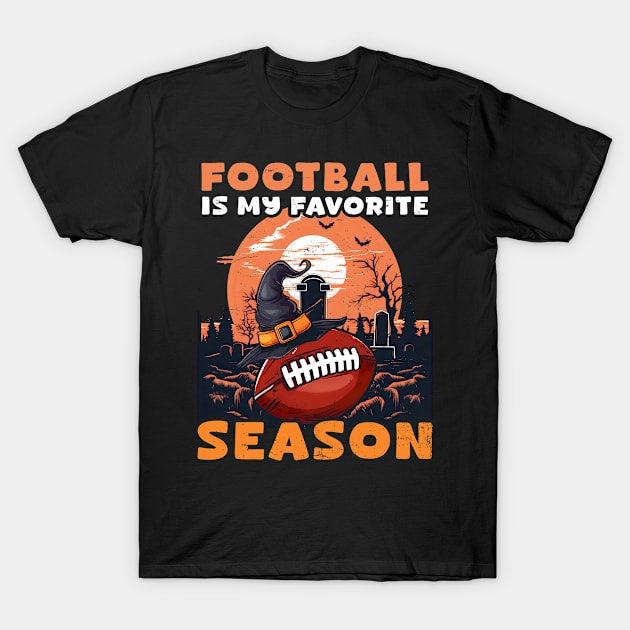 Football Halloween Shirt | Football Is My Favorite Season T-Shirt by Gawkclothing